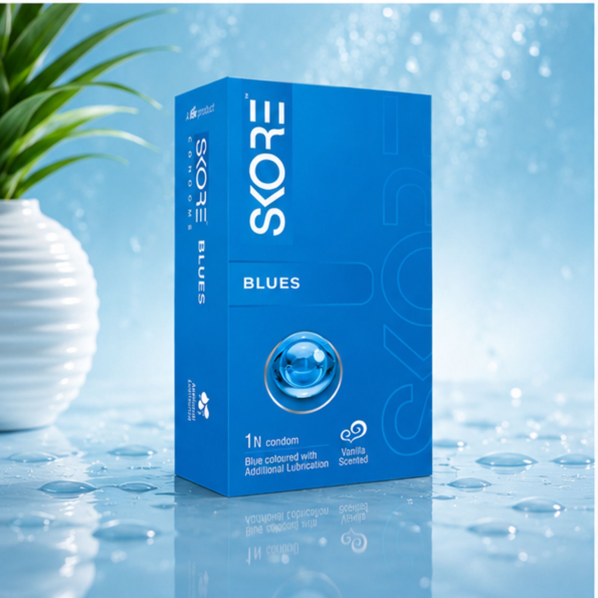 skore Blues 10N Coloured Condoms wit & Vanilla Scented Condom-picture-16