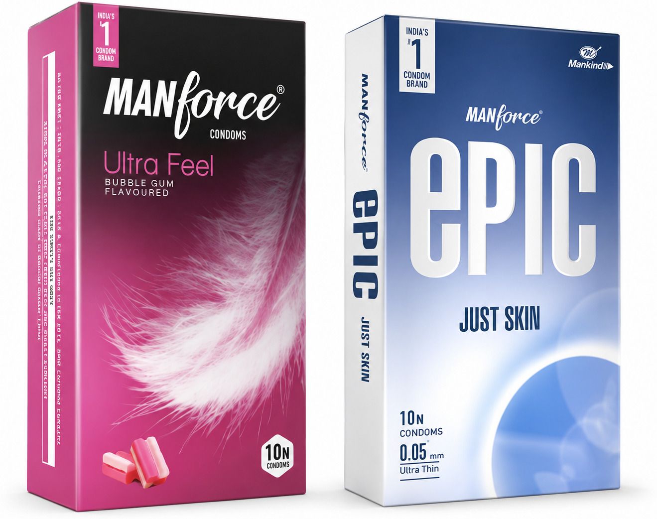 mankind Manforce Epic Just Skin , Bubblegum Condon Condom-picture-44