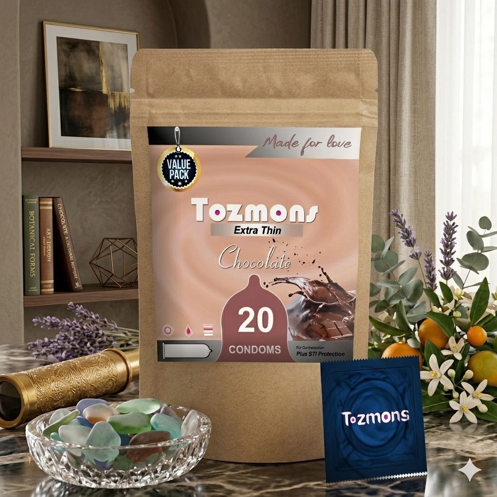 tozmons 20 Pcs Choaolate Condoms Condom-picture-22