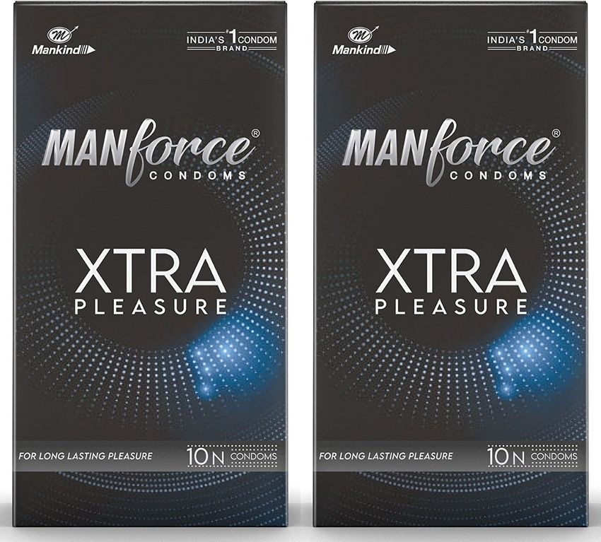 Xtra Pleasure Xtra Dotted Climax Delay Condoms, Unflavoured, 10 Pcs x Pack of 2 Condom-image-32