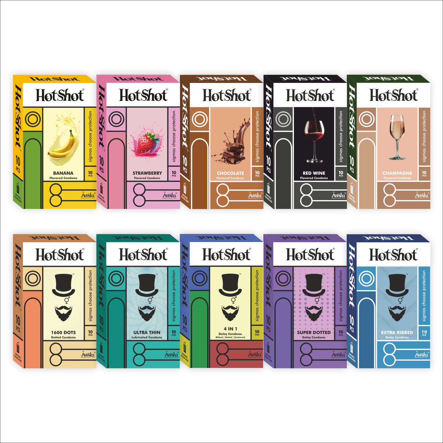Condom Combo Pack of 100 | 4in1, 3in1, Ribbed, Dotted, Flavour, Delay & Thin Condom-image-12