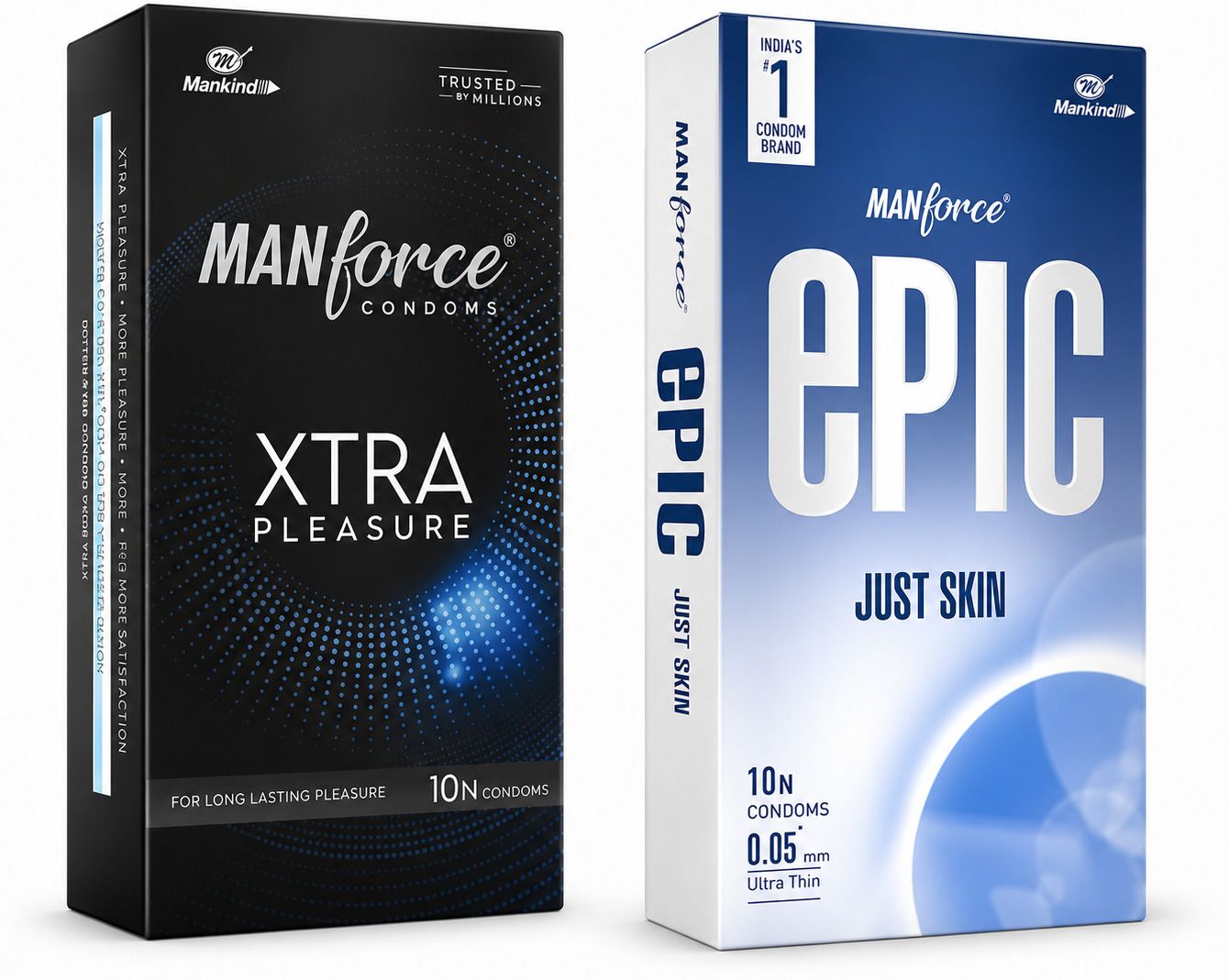 mankind Manforce Epic Just Skin , Xtra Pleasure Condom Condom-picture-23