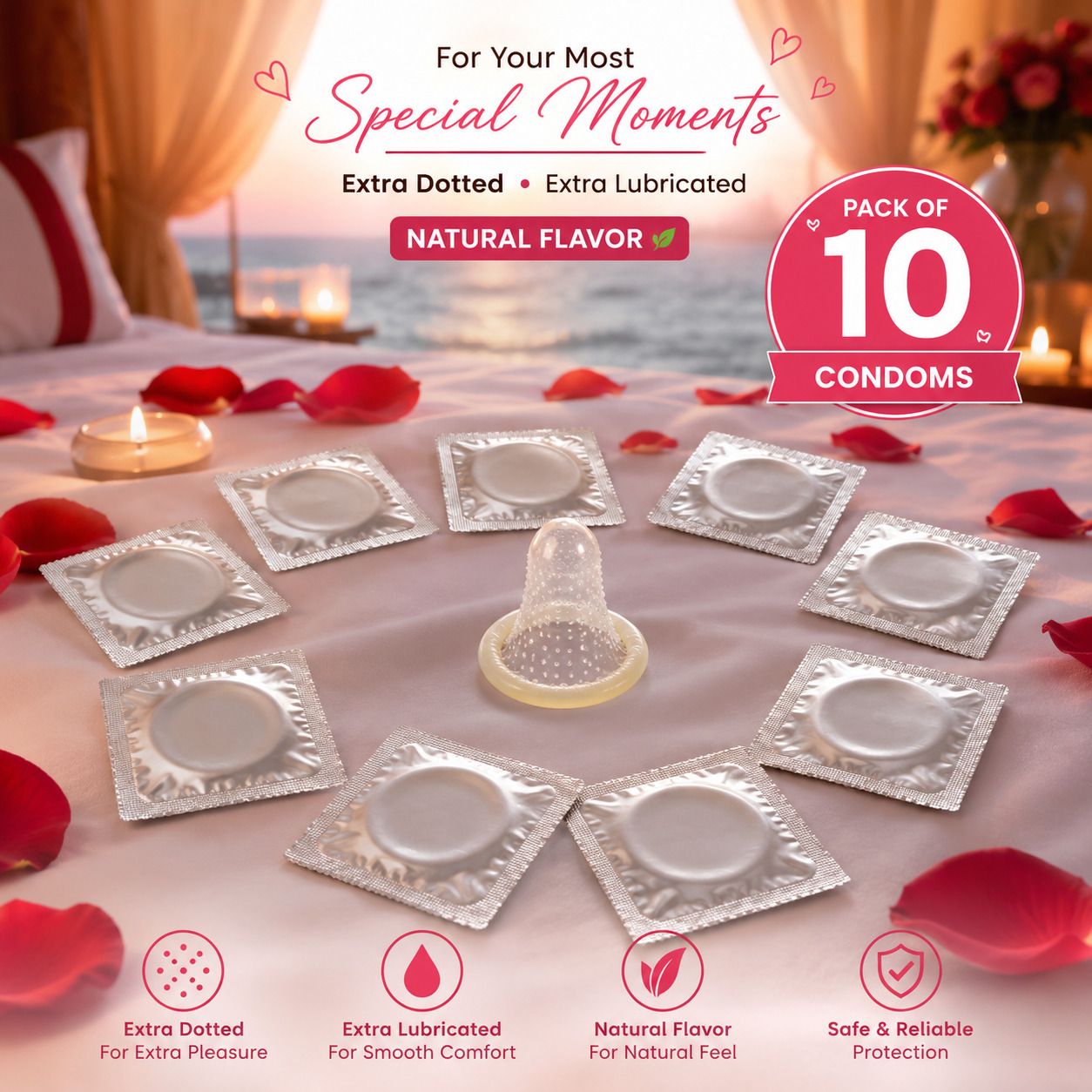 lilipati Premium Natural Flavor Condoms | Ultra Thin | Skin Feel Condom-picture-37