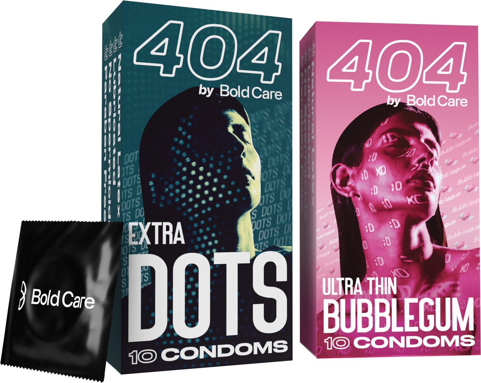 bold care 404 Extra Dots Condoms+Super Ultra Thin Bubblegum Flavored Condoms Men Condom-picture-10