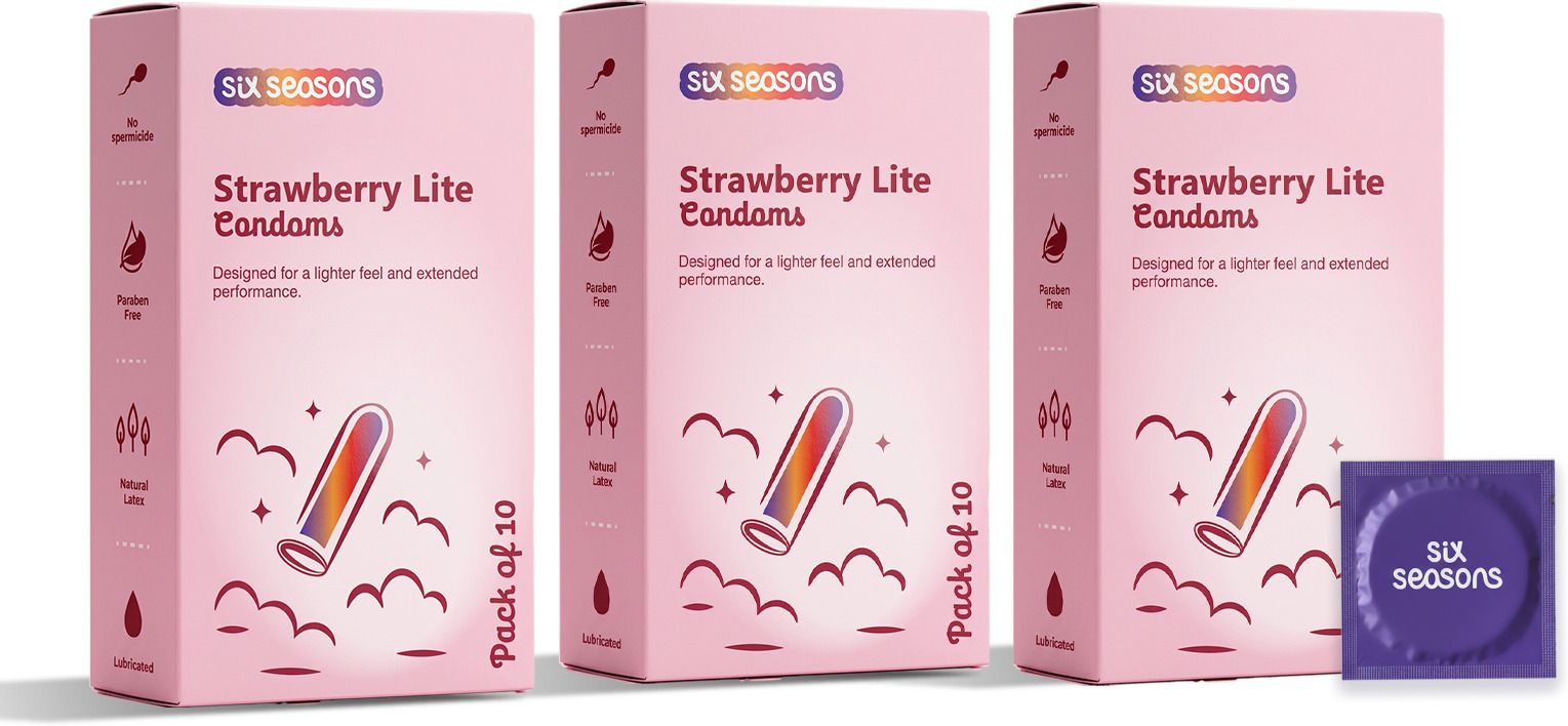 six seasons Ultra Thin Strawberry Long Lasting condoms Condom-picture-46