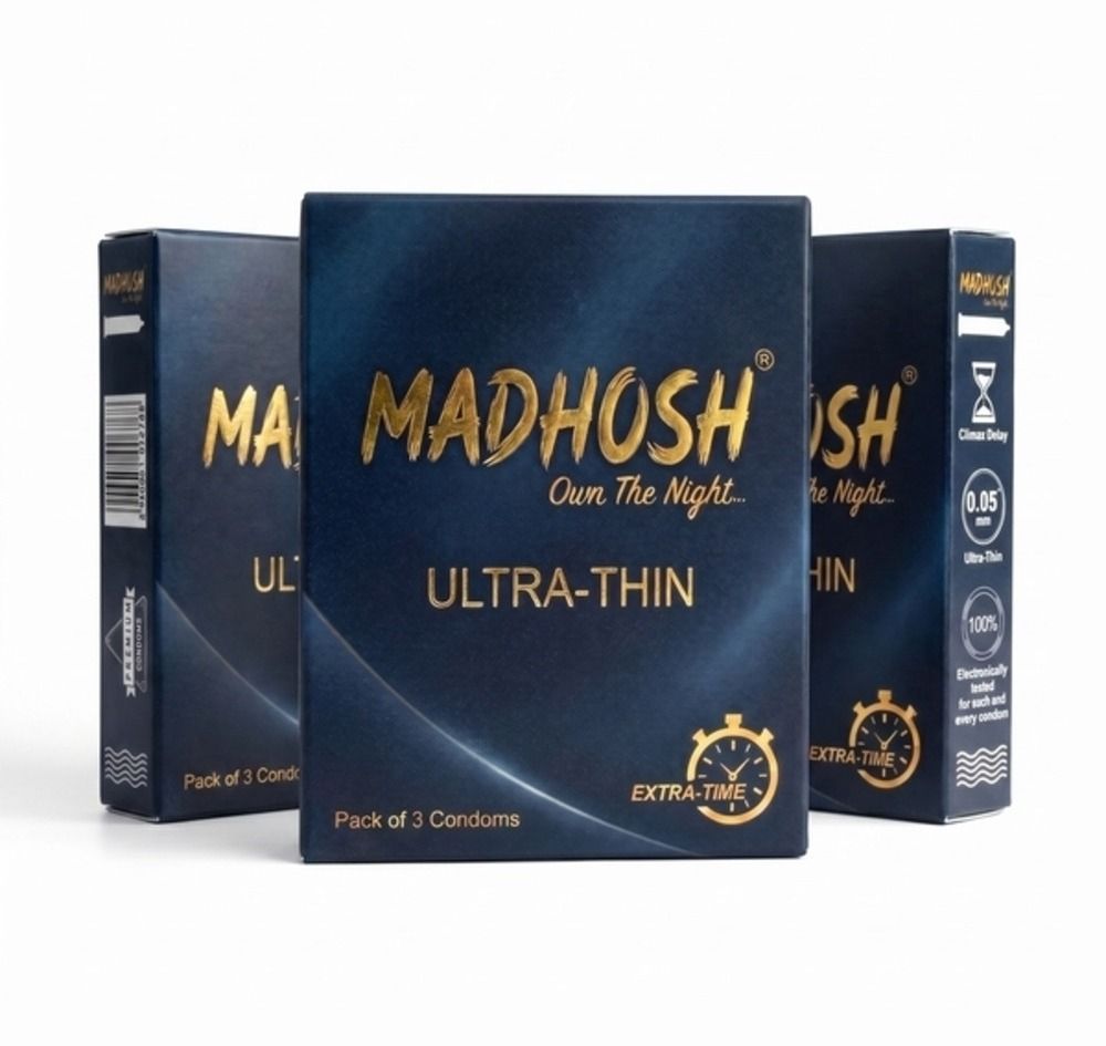 madhosh ULTRA-THIN CONDOMS | CLIMAX DELAY | EXTRA TIME | Condom-picture-12