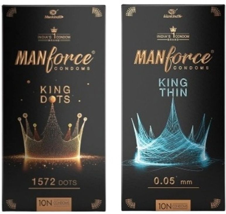 MANFORCE King Dots Condoms 10 Pcs & King Thin Ultra-Thin Condoms 10 Pcs Condom Condom-image-40