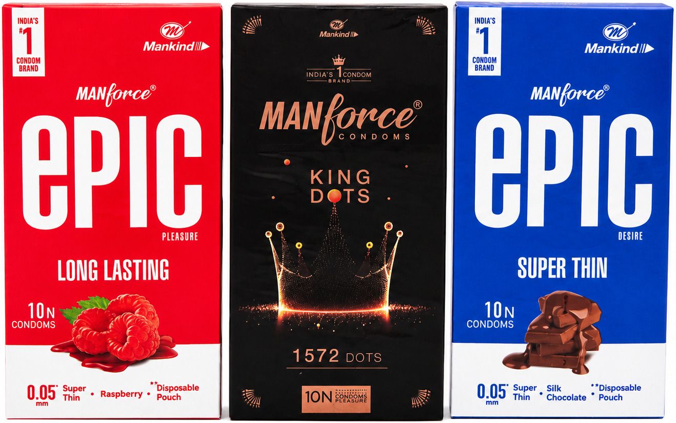mankind Manforce epic longlasting , king dots , epic super thin Condom-picture-24