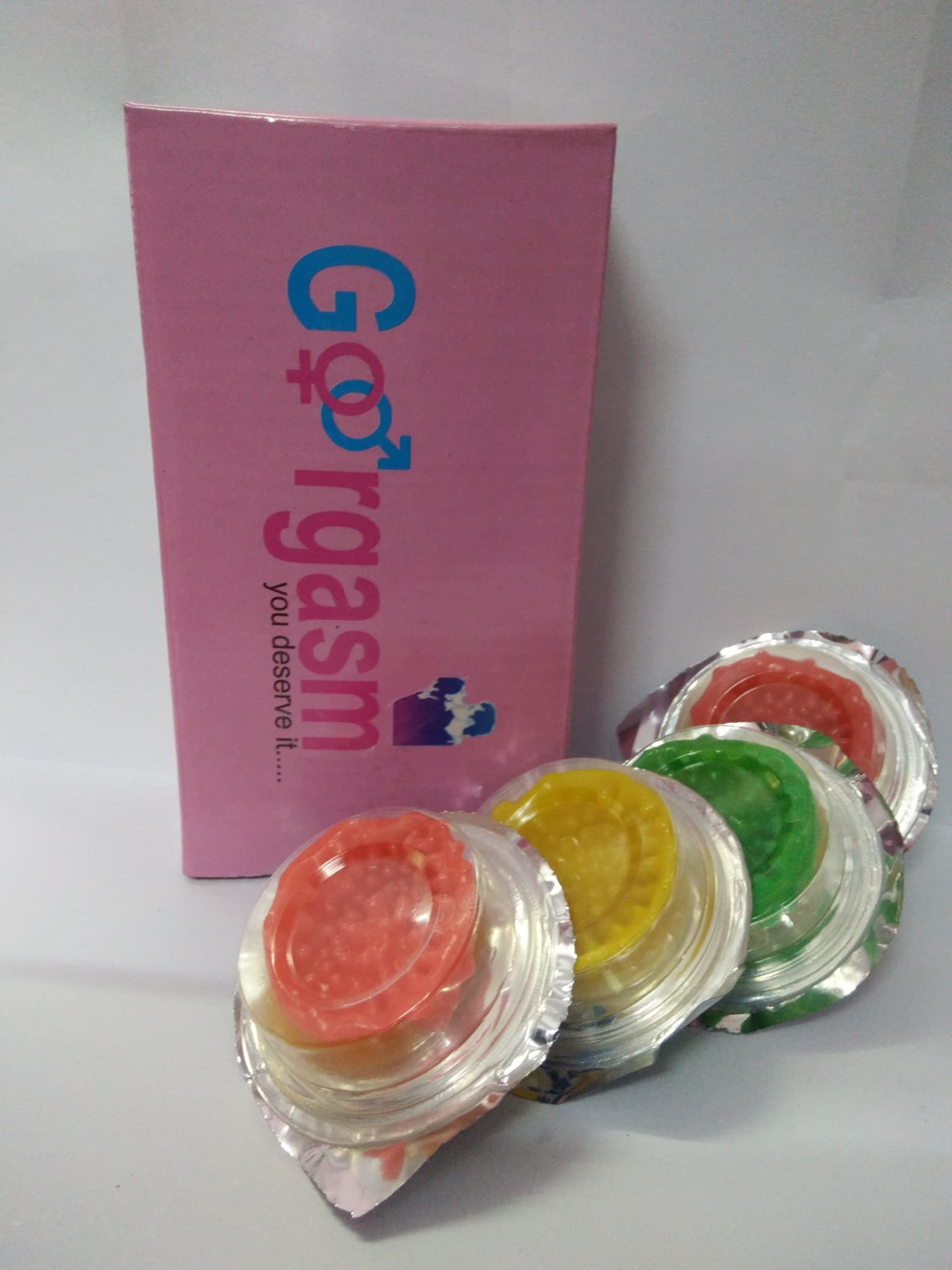 goorgasm Ultra Thin Extra Dotted Condom For Man(Pack of 4) Condom image 1