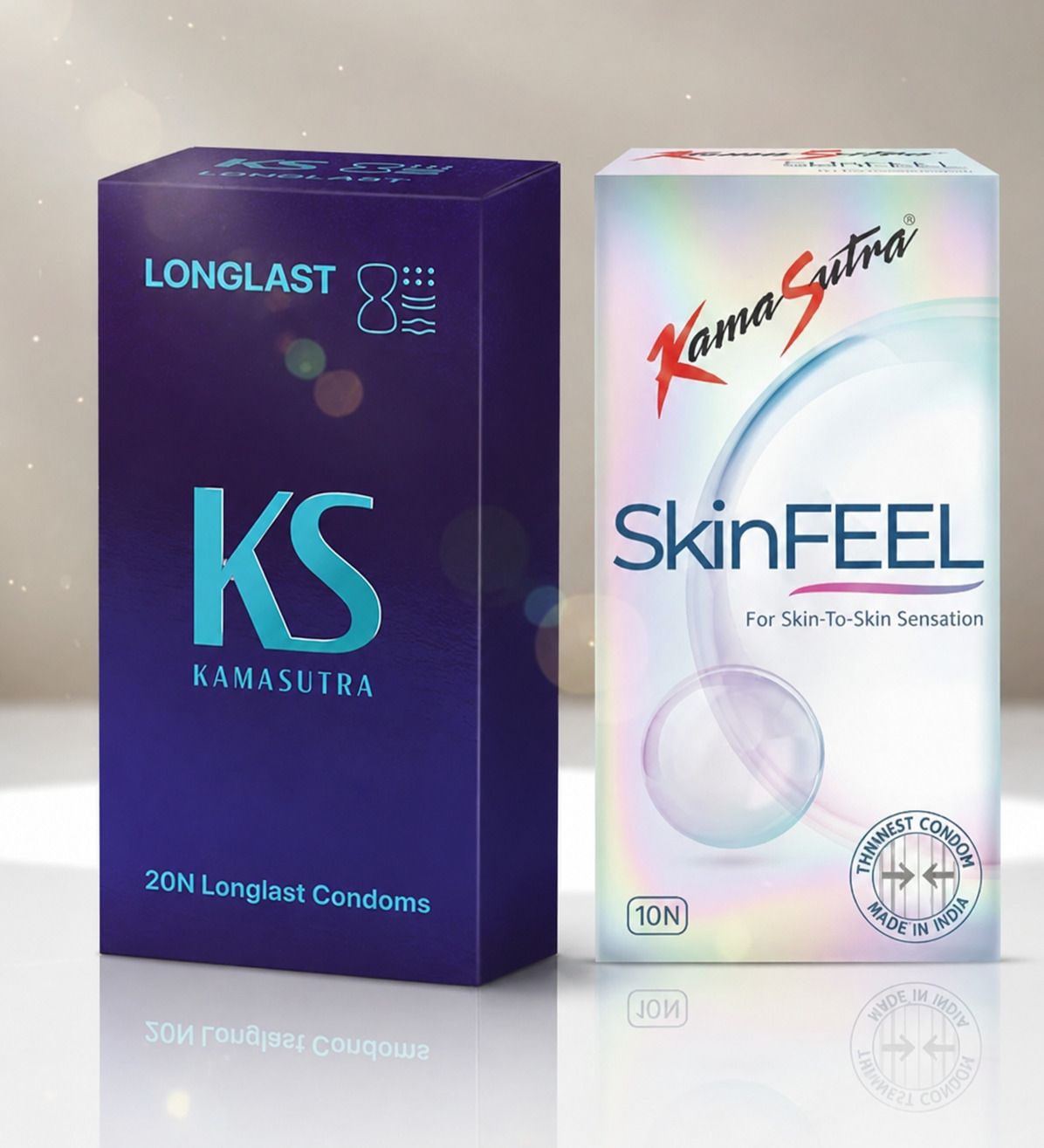 kamasutra Skinfeel Thinnest condoms-10 sheets and longlast condom-20sheets Condom-picture-5