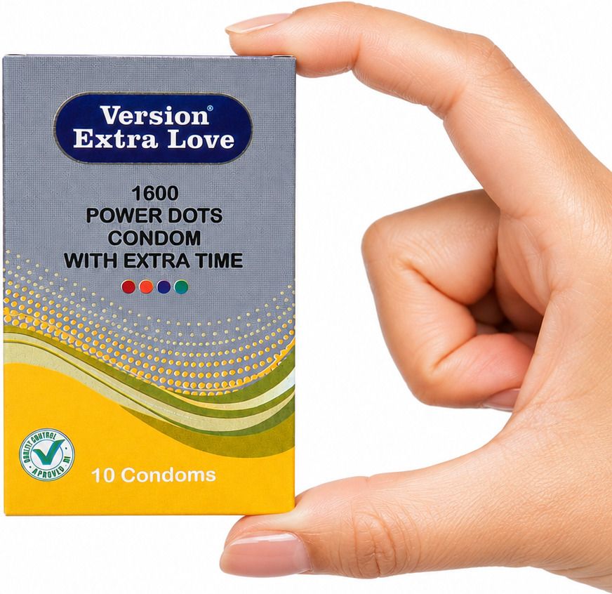 version extra love Extra Time with Extra Dotted Banana Flavored Men Condom-picture-44