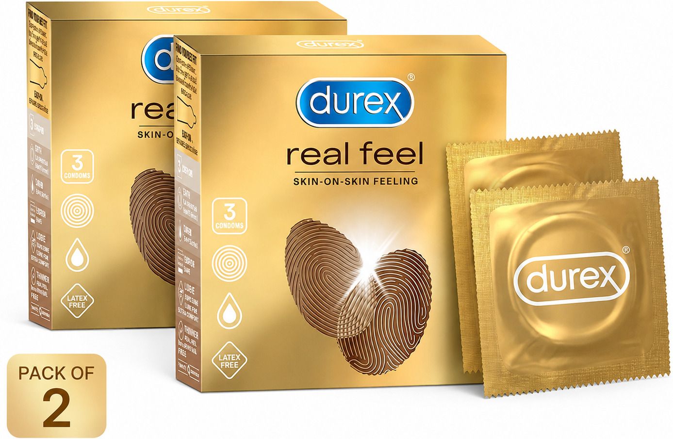 durex Real Feel 3S Pack of 2 Condom-picture-7