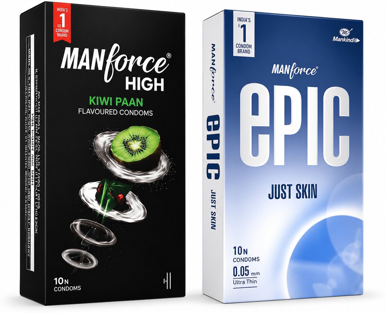 mankind Epic Just Skin , Kiwi Paan Condom | India 1st Best Condom Condom-picture-16