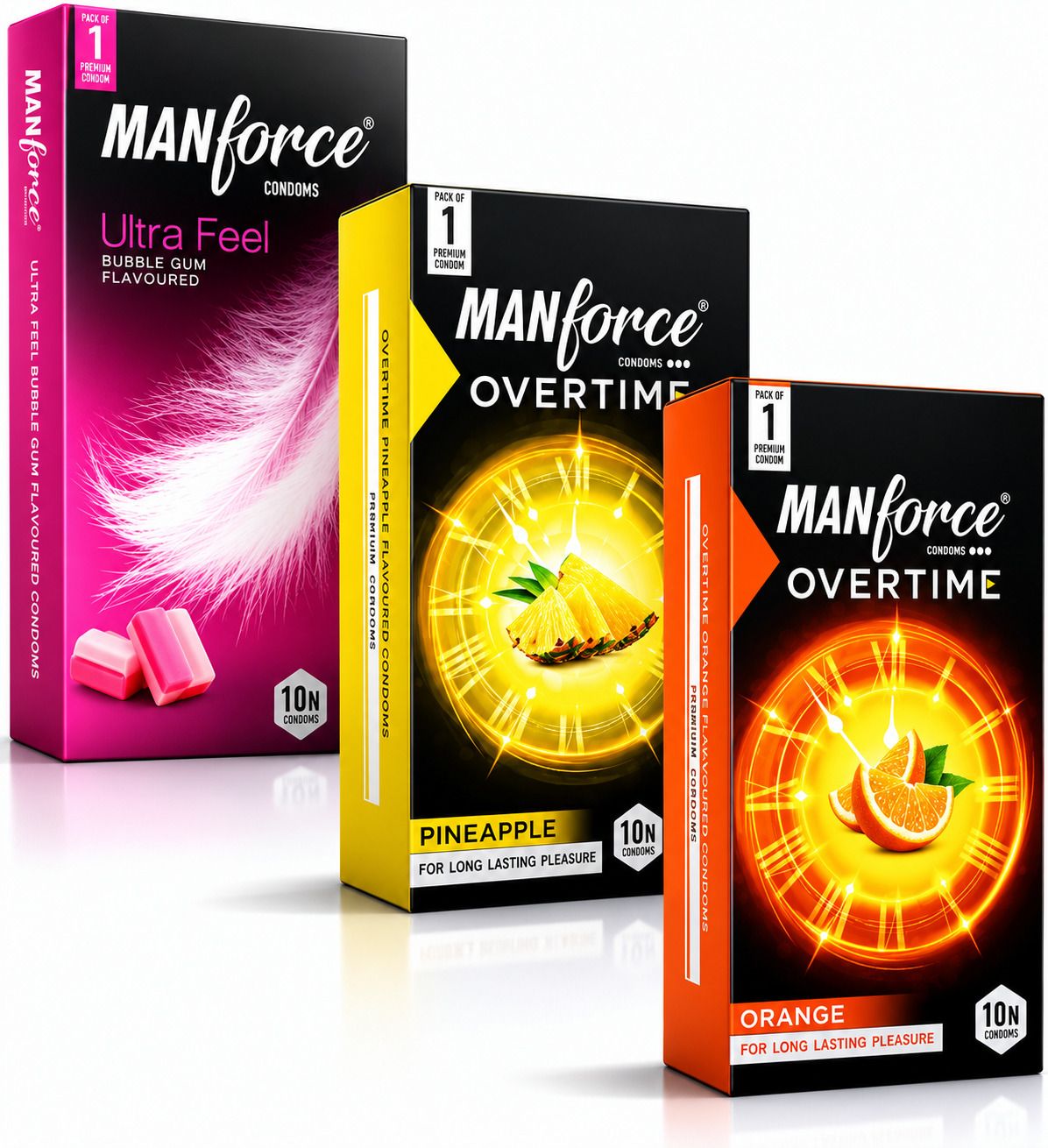 mankind Bubblegum , Overtime Orange , Overtime Pineapple Condom-picture-17