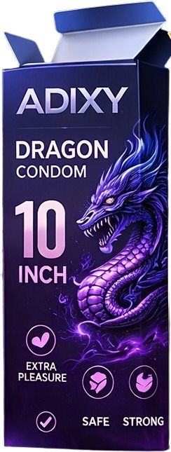 Dragon Cndms 10 Inch Extra Pleasure Best Premium Quality Latex Safe Smooth Fit Condom-image-5