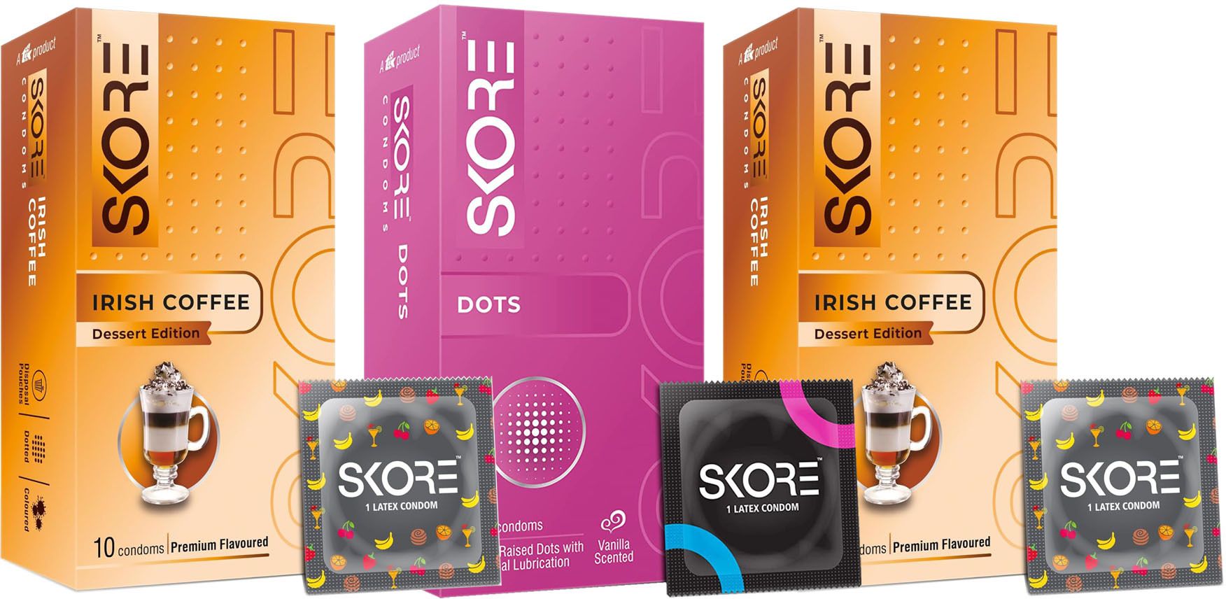 skore IRISH COFFEE, DOTS AND IRISH COFFEE Condom-picture-20