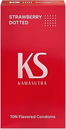 kamasutra Juicy Strawberry Flavoured Condom for Romantic Safe Pleasure and Fun Condom-picture-25
