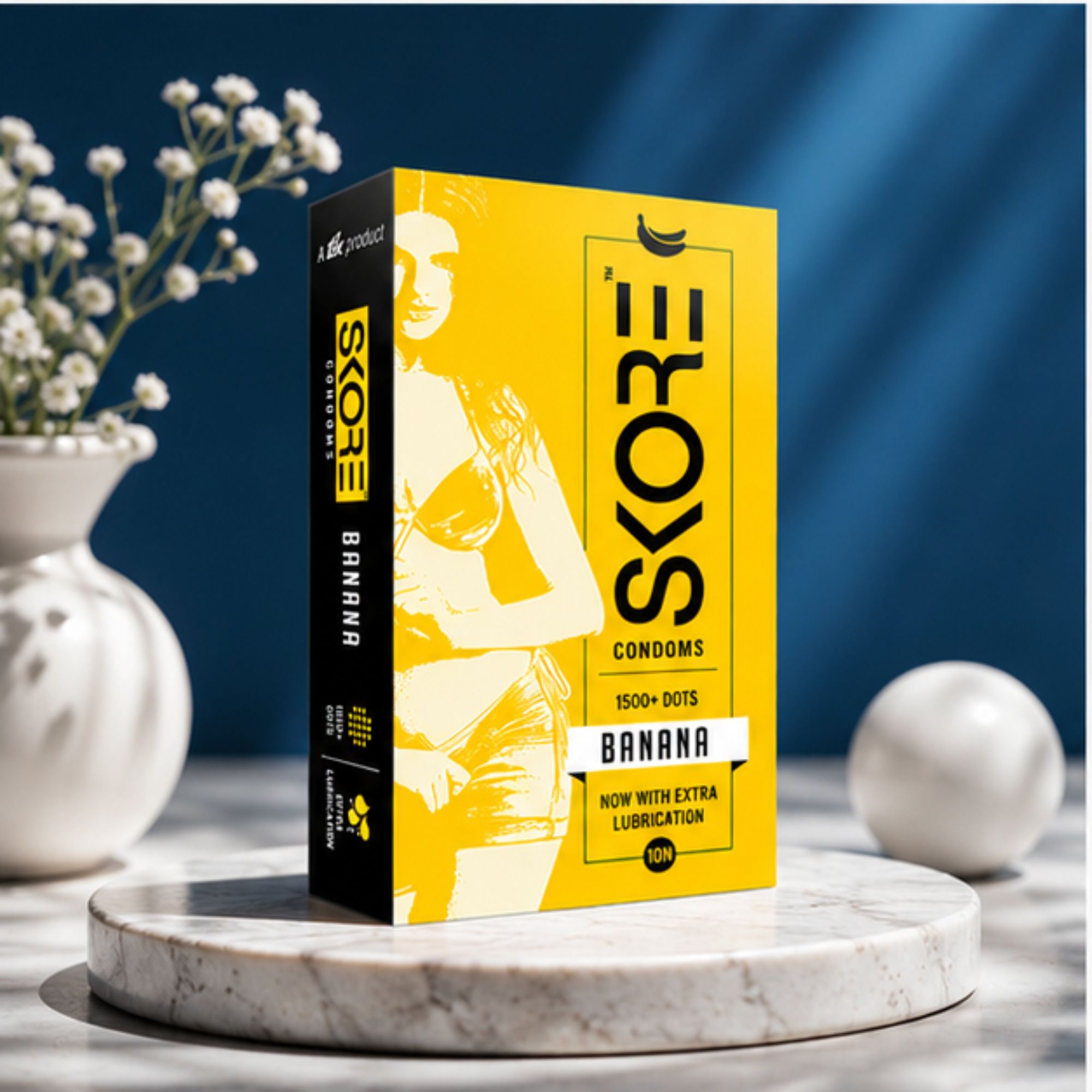 Banana Flavoured Intimate Wellness Condoms | 10 Condoms Condom-image-23
