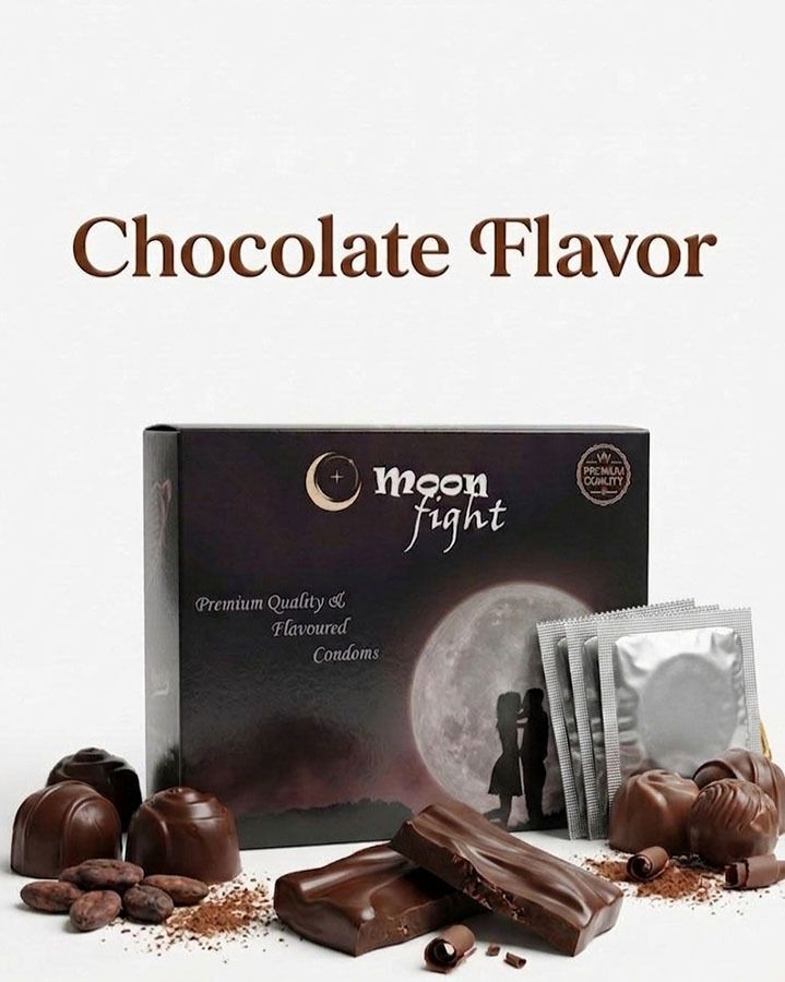 moon fight Chocolate-Flavoured Lubricated Condom Condom-picture-37