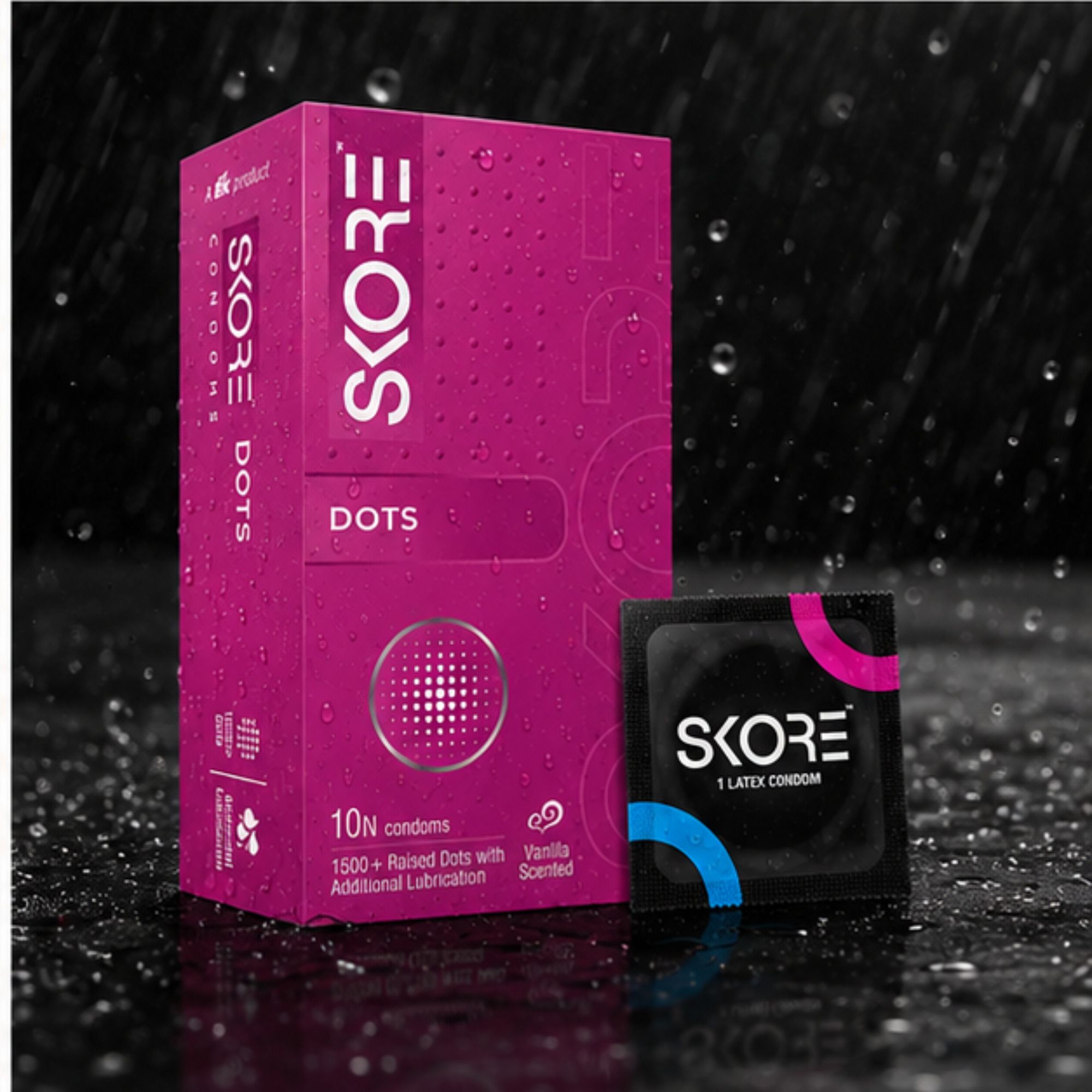 skore Dots Latex Condoms with 1500+ Raised Dots & Vanilla Scent Condom-picture-13