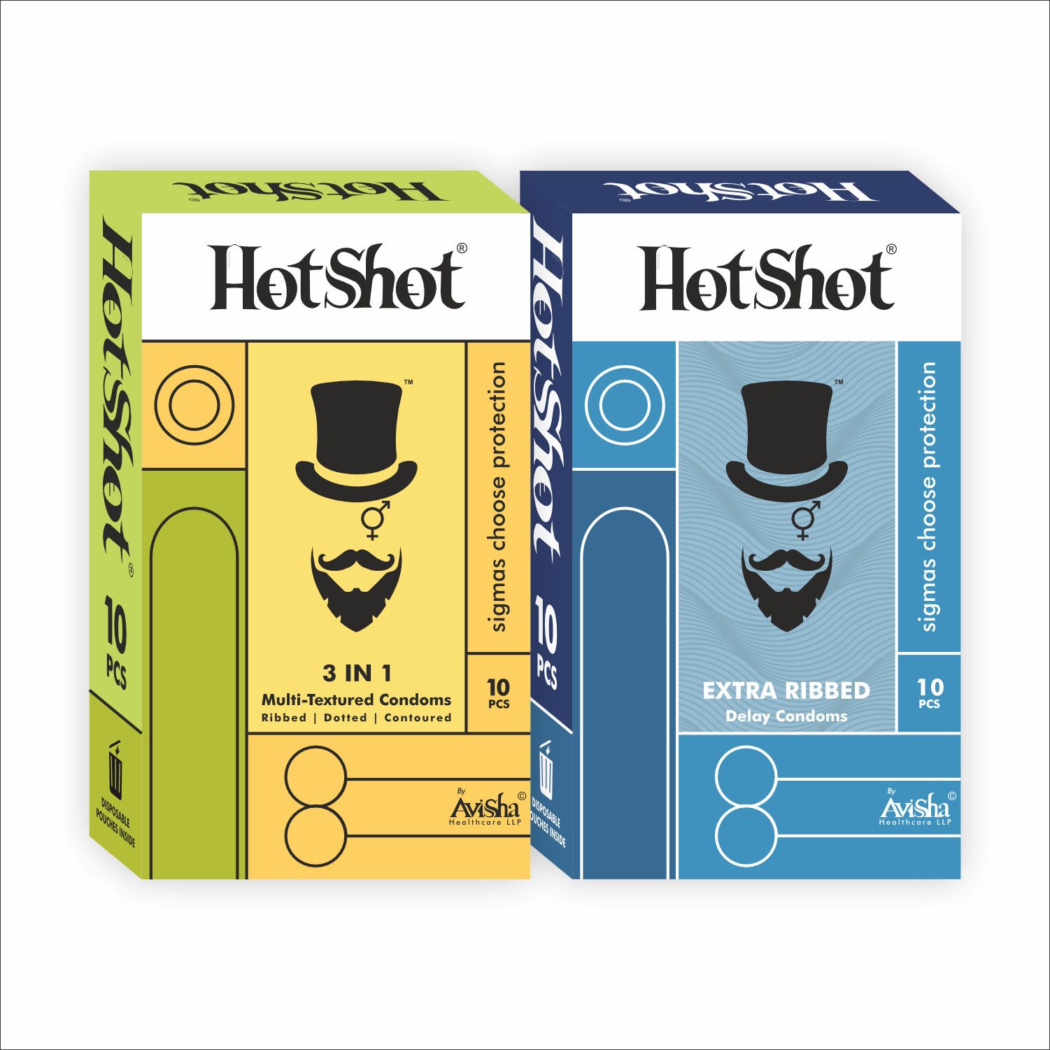 hotshot 3IN1 Dotted, Ribbed & Extra Time Delay Condom-picture-24