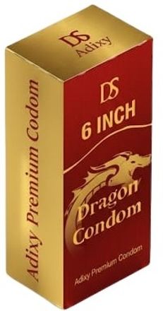 Silicon Jumbo Dragon Enhanced Safety Premium Smooth Condom-image-10