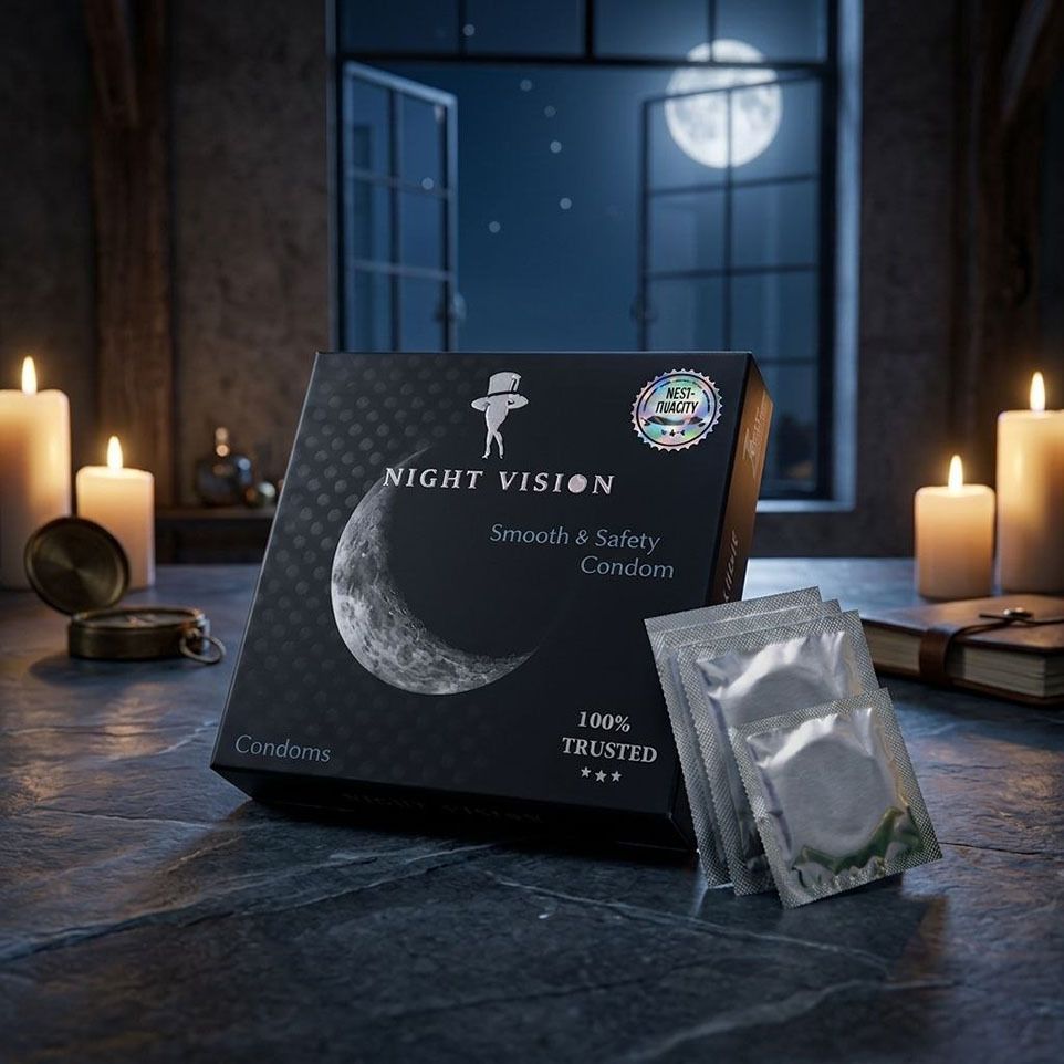 night vision Non -Flavoured Lubricant ,Time High Dotted Condom,Pack of 1 Condom-picture-45