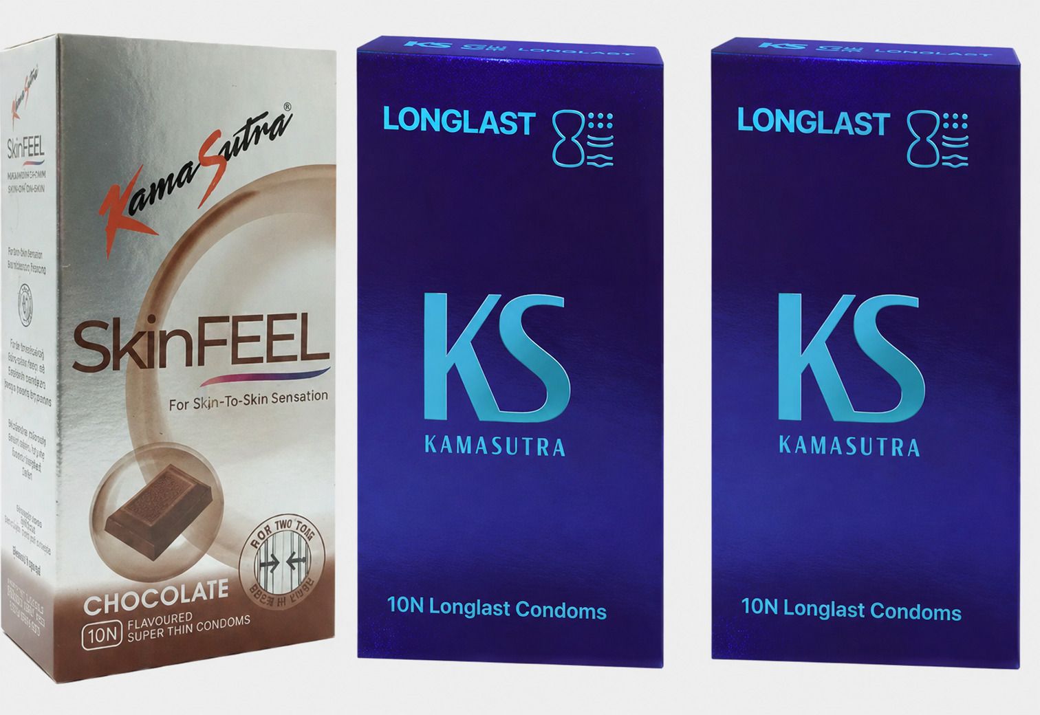 kamasutra SkinFEEL Chocolate And Longlast 2 Condom (Set of 3, 30 Sheets) Condom-picture-28
