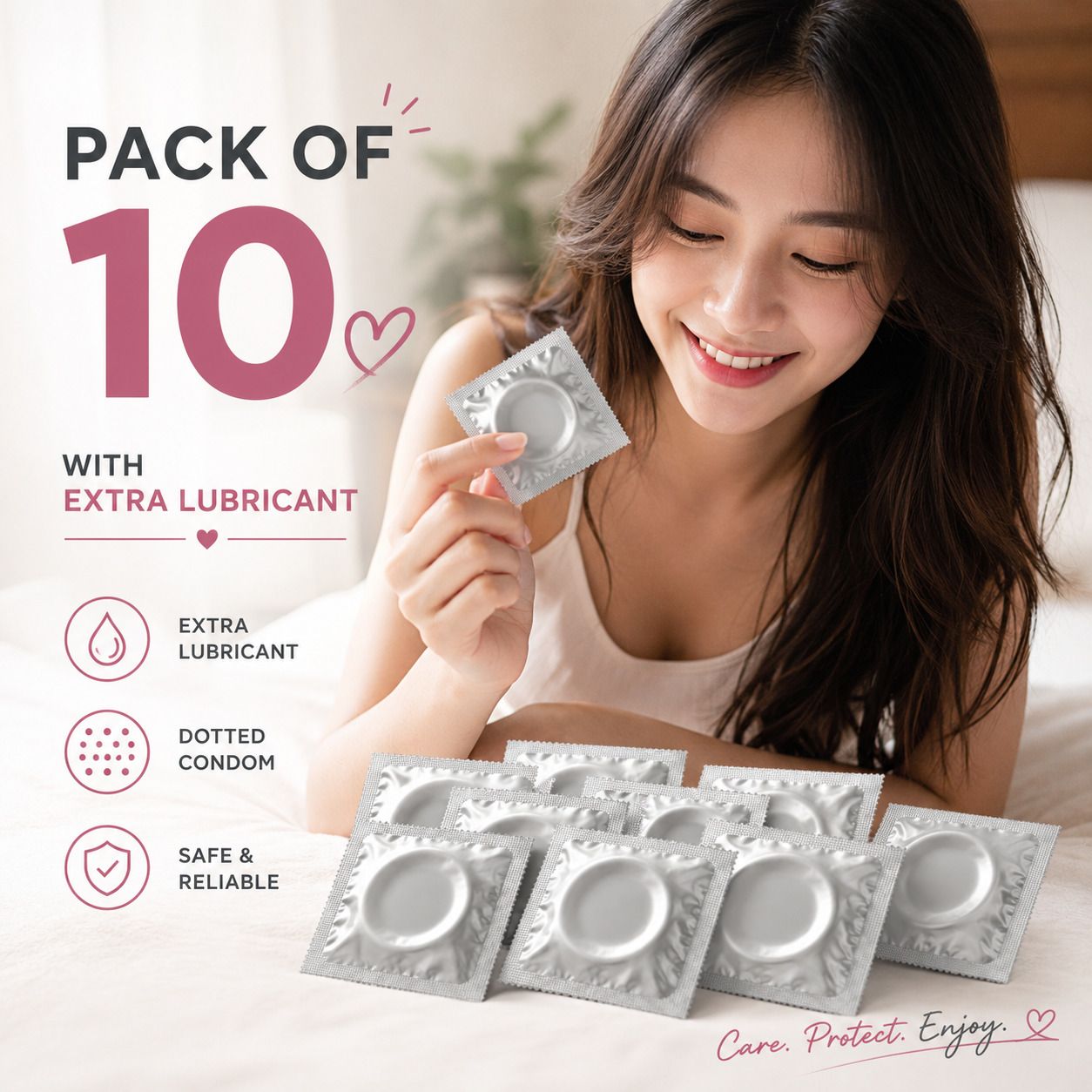 lilipati Ultra Thin Natural Flavor Condoms | Dotted | Natural Latex Condom-picture-10