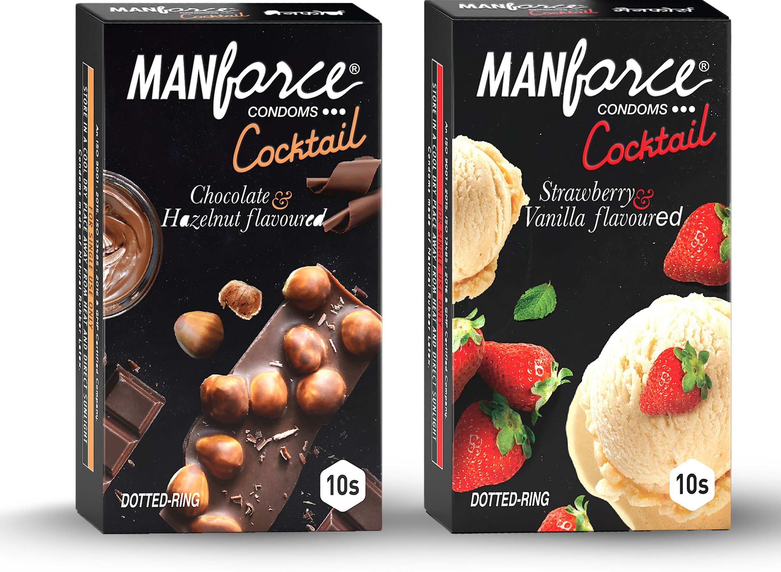 mankind Cocktail Combo Pack (Hazelnut & Chocolate and Strawberry & Vanilla) Condom-picture-35