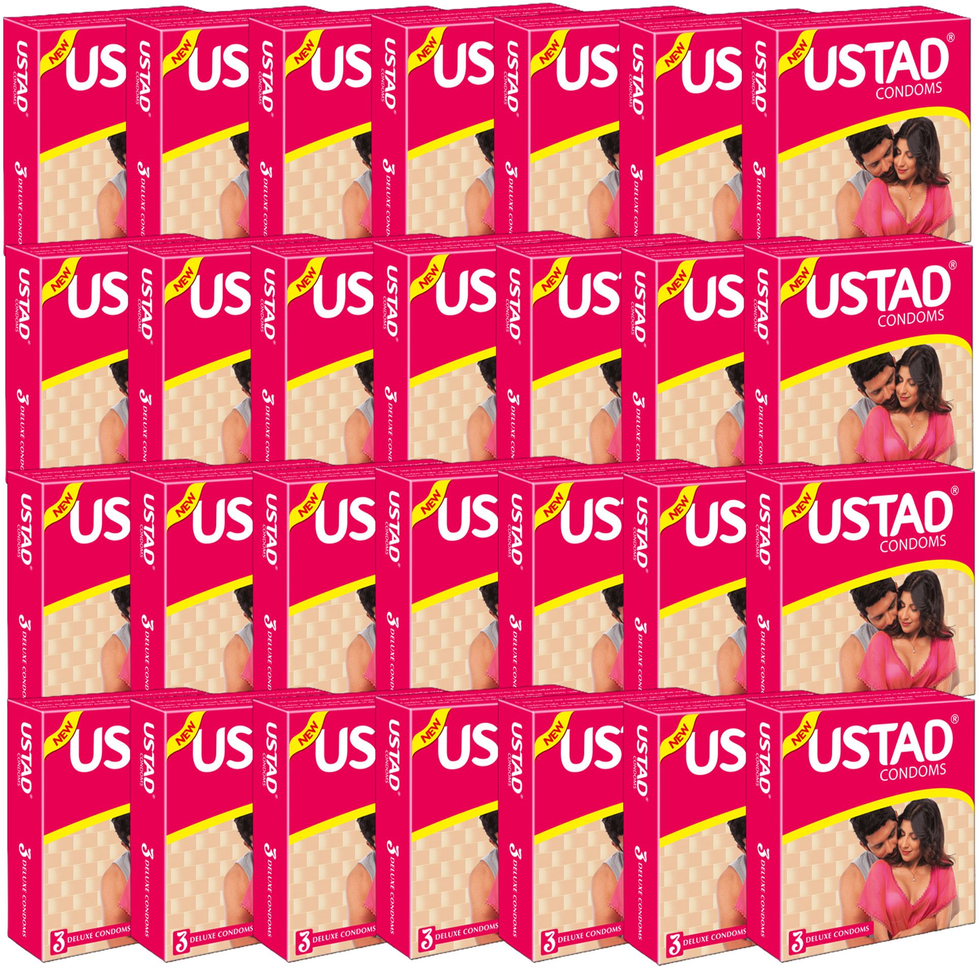 ustad Natural Coloured Lubricated Deluxe Condoms – Premium Quality, Tested, Smooth Condom-picture-14