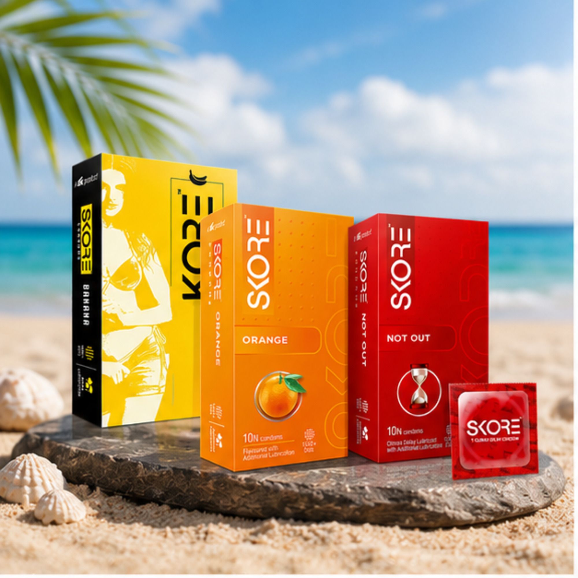 skore Mixed Flavour & Delay Condoms | 3 Pack Combo | 30 Count Condom-picture-16