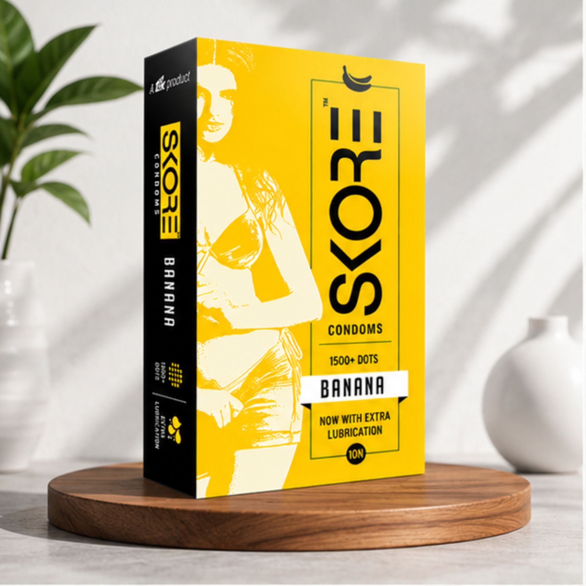 Banana Lubricated Condoms | Extra Lubrication | Pack of 1 Condom-image-22