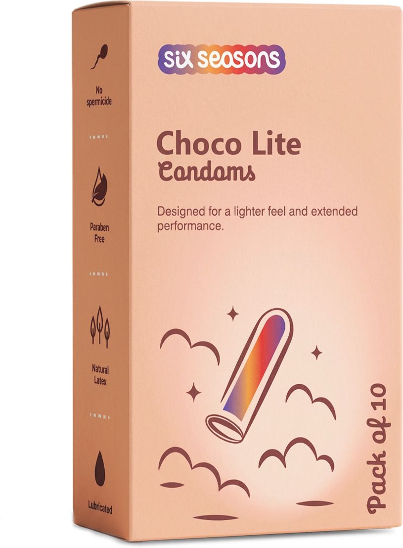 Lite Choco Flavoured Condoms Long LastingThin & Lubricated Chocolate Flavour Condom-image-41