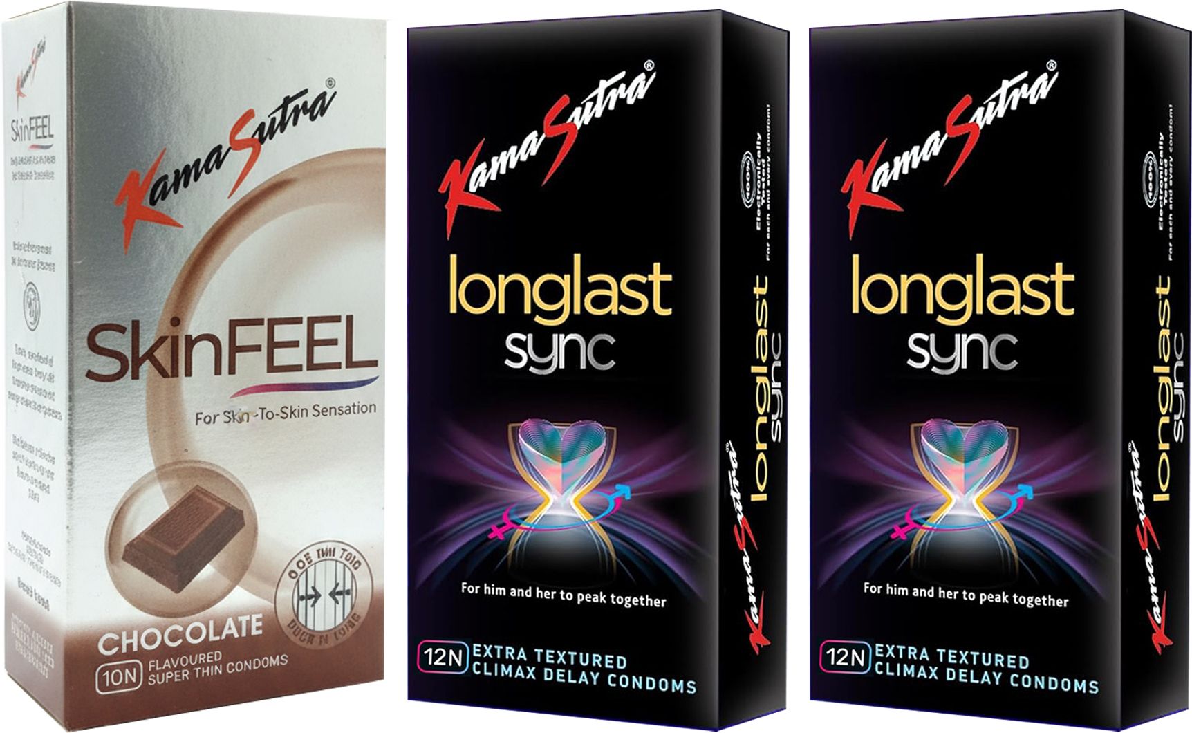 kamasutra SkinFEEL Chocolate And Longlast Sync 2 Condom-picture-42