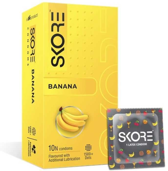 skore Banana Flavoured Condoms – Pack of 1 Condom-picture-21