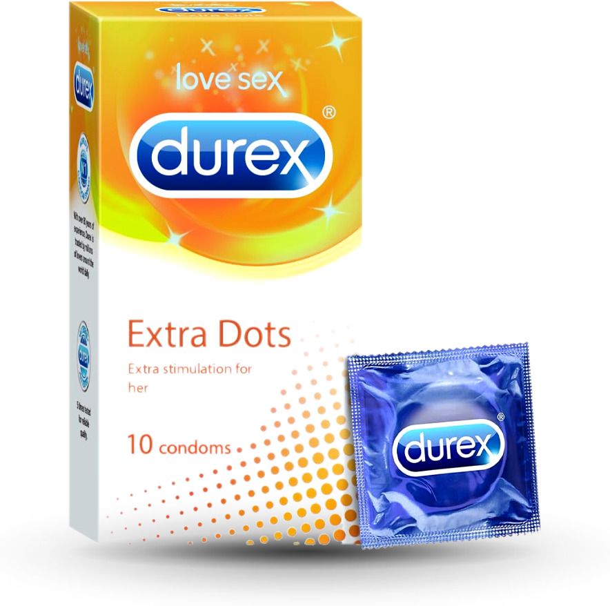 durex Extra Dots Premium Quality Condoms Pack of 10 Condom-picture-33