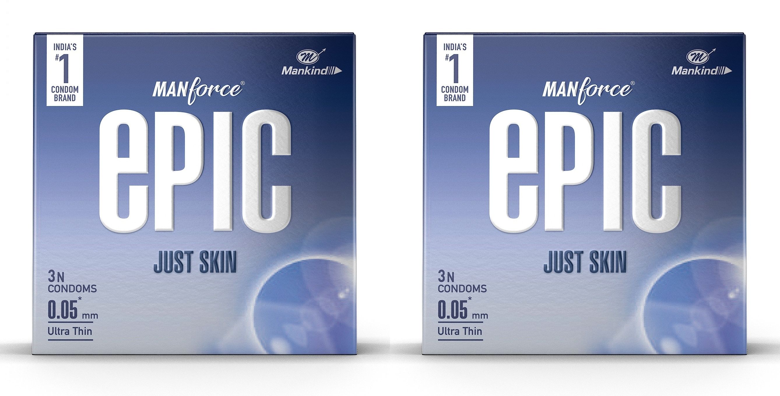 manforce Epic Just Skin Ultra Thin Condoms – 0.05mm, Natural Feel, 3 Sheets | Pack of 2 Condom-picture-30