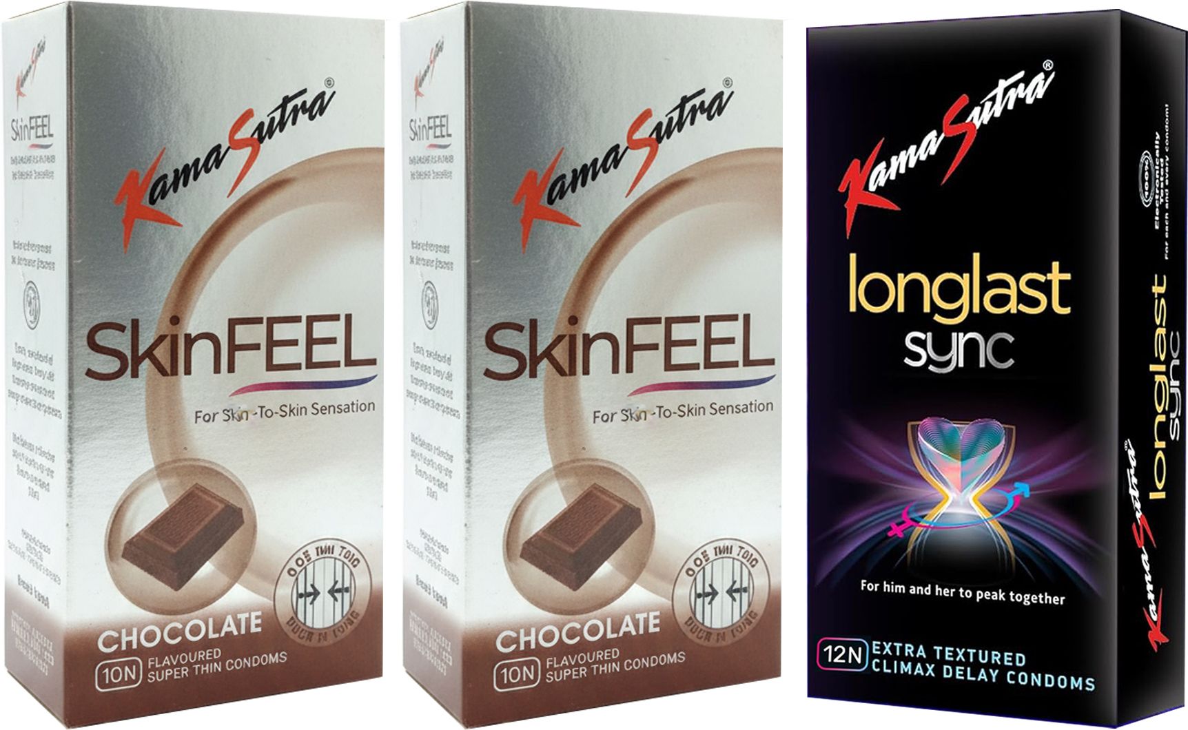kamasutra SkinFEEL Chocolate 2 And Longlast Sync Condom-picture-21