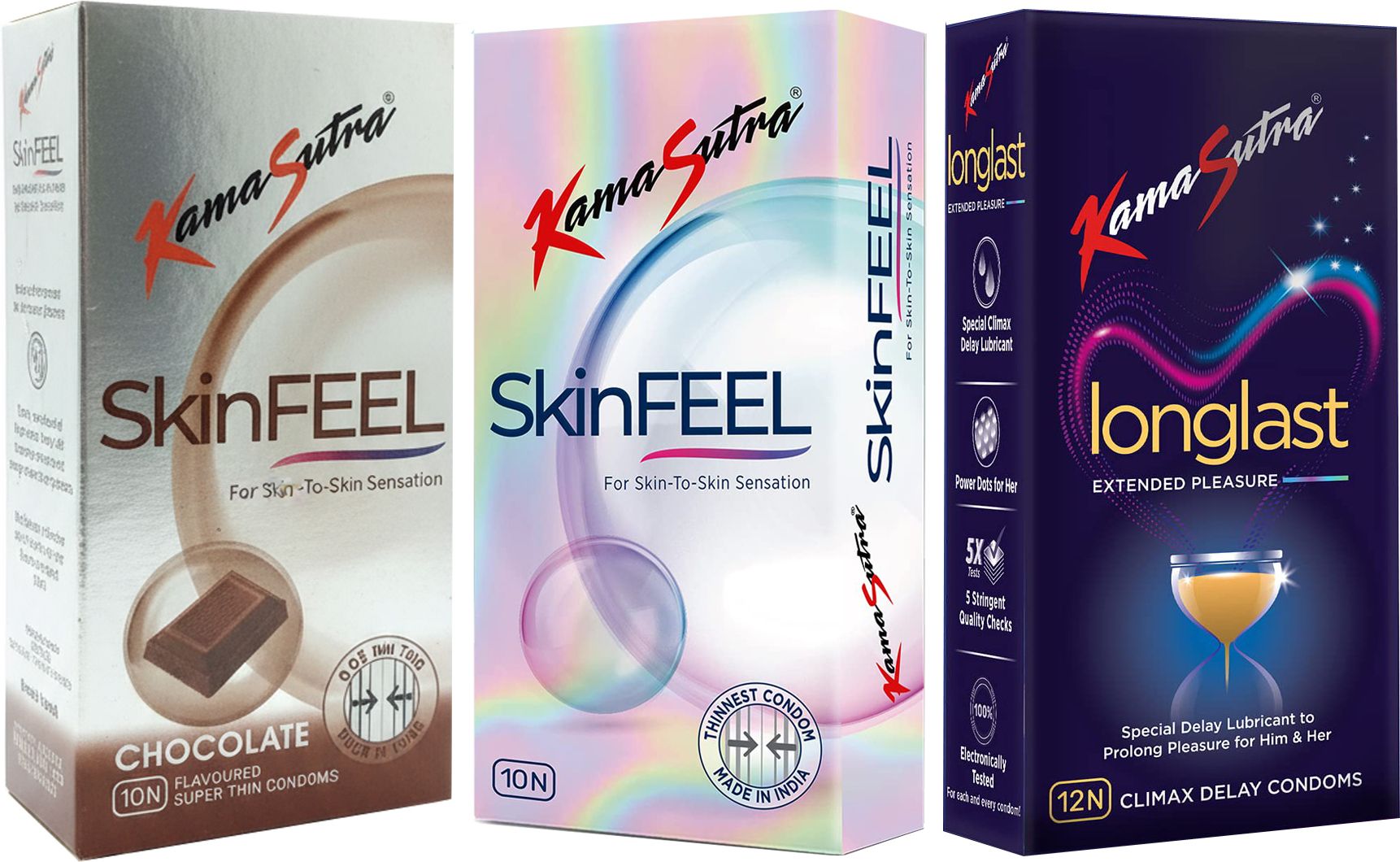 kamasutra SkinFEEL Chocolate, SkinFEEL And Longlast Condom-picture-43