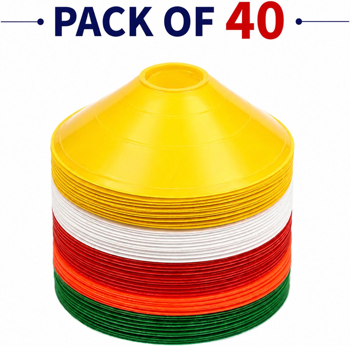 fitplayr sports Space Marker Pack of 40-picture-28