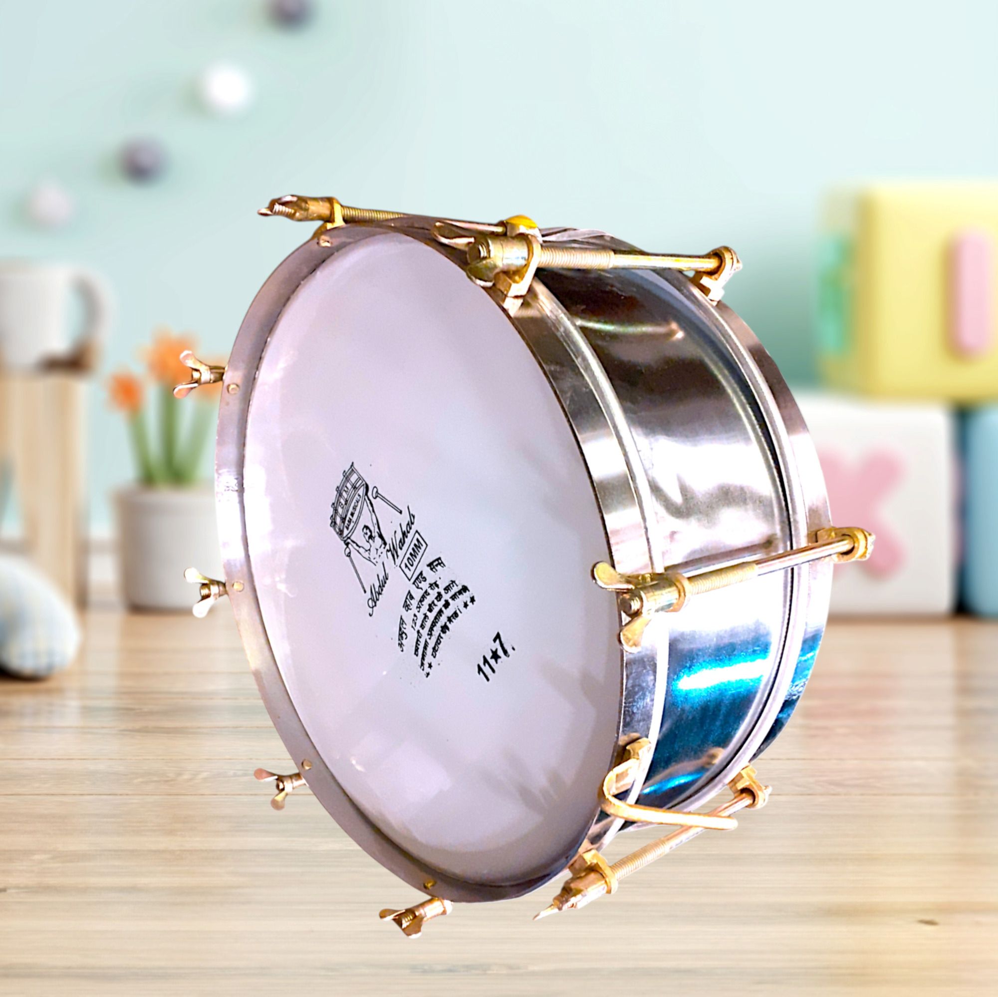 12-Inch Side Drum with Sticks and Belt Snare Drum for Marching Bands Musical Performances Percussion Instruments Drum for School Events Professional Conga-image-32