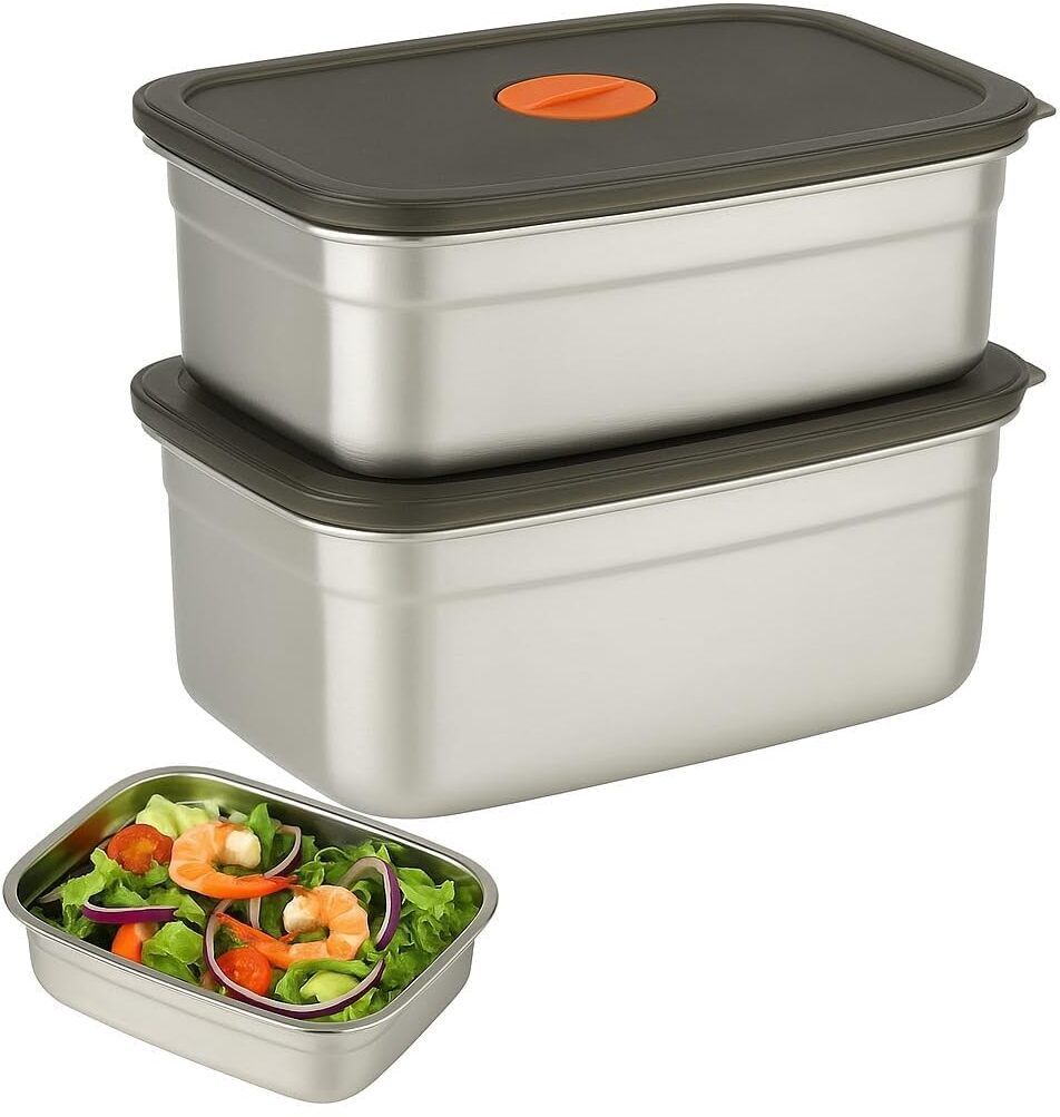 108 FOOD STORAGE STEEL BOX 2 1 L Compact Refrigerator