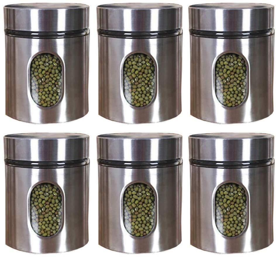 cqz Glass, Steel Grocery Container - 350 ml-picture-23