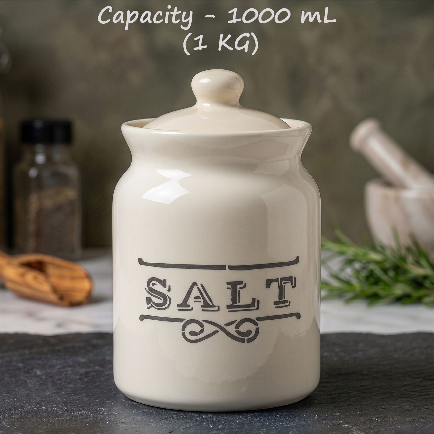 d'maiolica Ceramic Pickle Jar - 1000 ml-picture-30