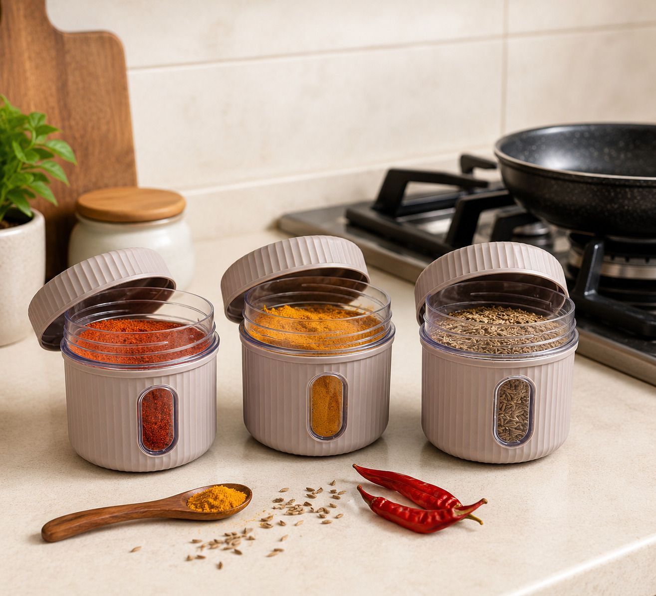 smpglobal Plastic Grocery Container - 300 ml-picture-10