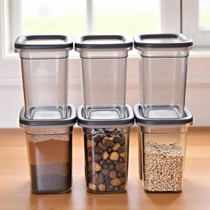 Plastic Grocery Container - 1200 ml-image-44