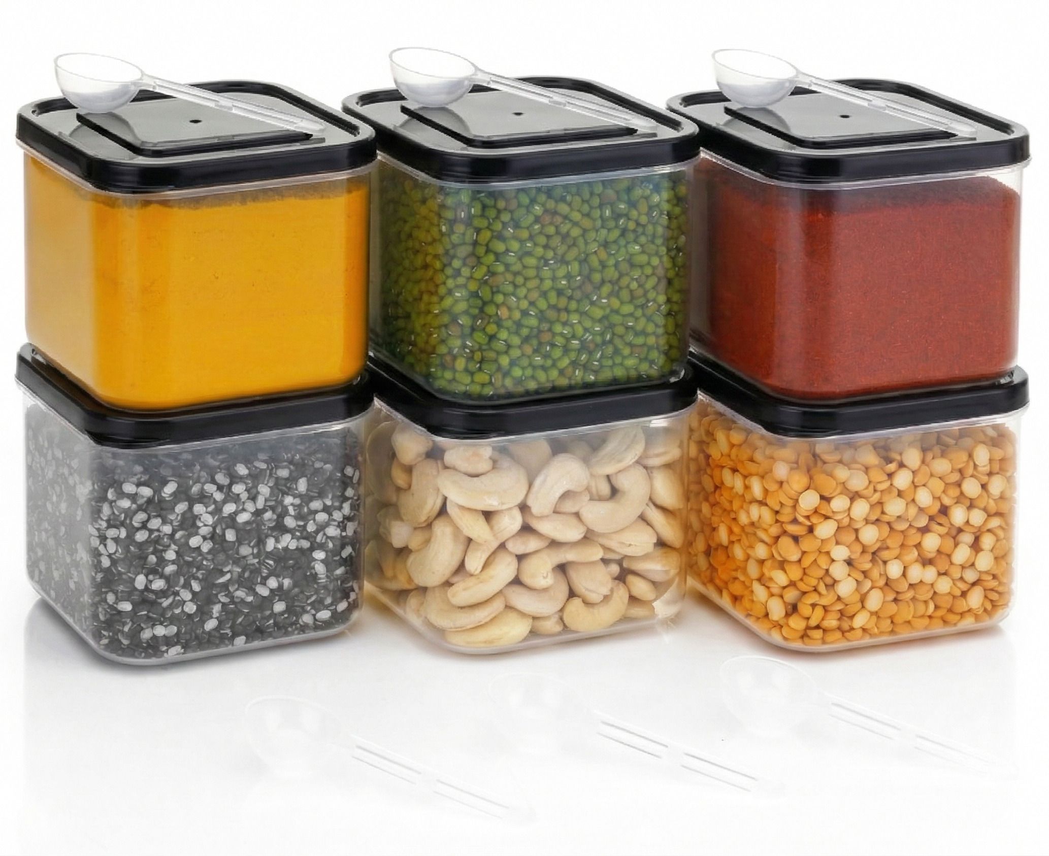 flipkart smartbuy Plastic Grocery Container - 500 ml-picture-10