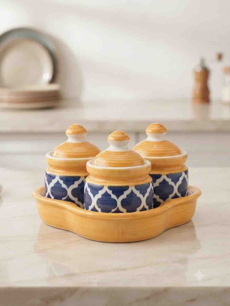 ceraclay Ceramic Pickle Jar - 250 ml, 250 ml, 250 ml-picture-39