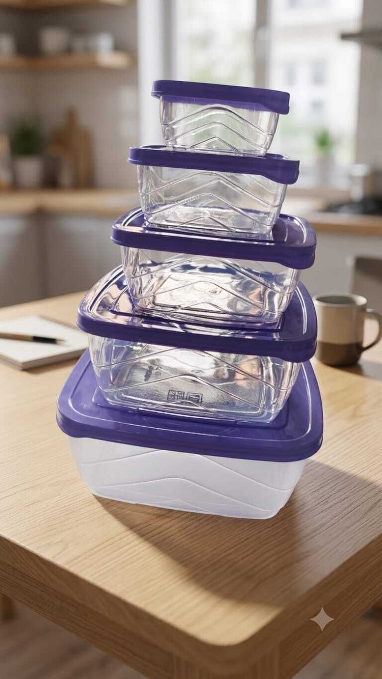 balico Plastic Utility Container - 1250 ml, 1000 ml, 800 ml, 600 ml, 300 ml-picture-29